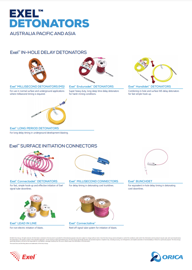 Exel Detonators Product Poster