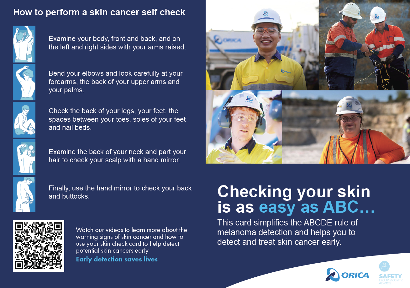Orica Skin Check Card
