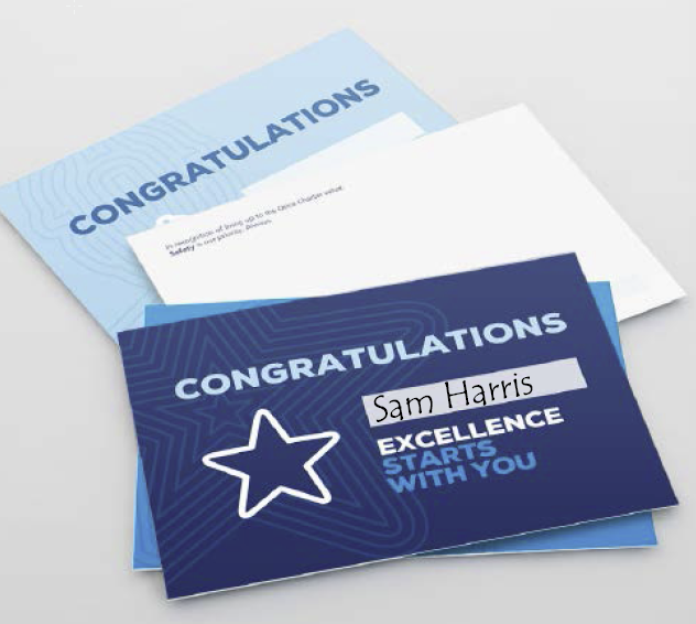 Orica Charter Recognition Cards