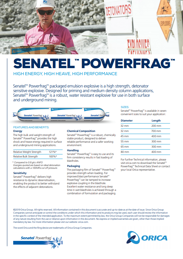 Senatel Powerfrag A4 Flyer