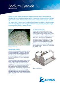 Sodium Cyanide Brochure
