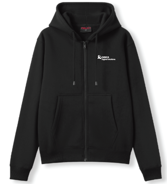 Orica Digital Solutions Mens Zippered Hoodie