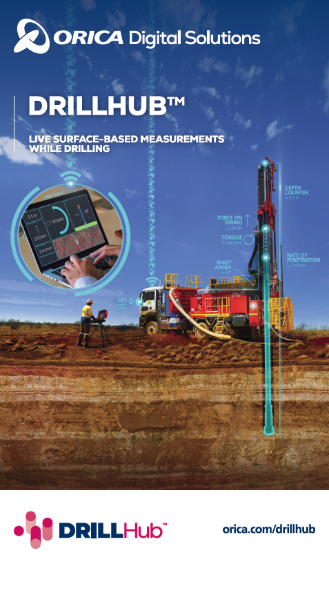 Orica Digital Solutions - DRILLHub Pull Up Banner (#L10)
