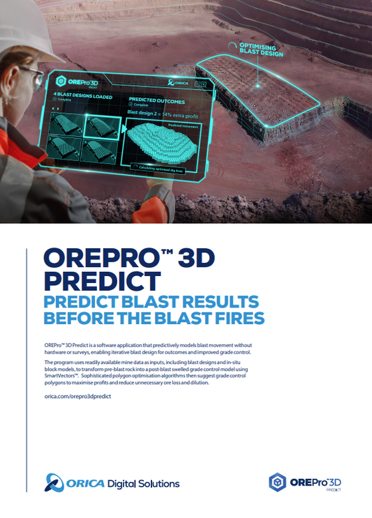 OrePro 3D Predict A4 Flyer