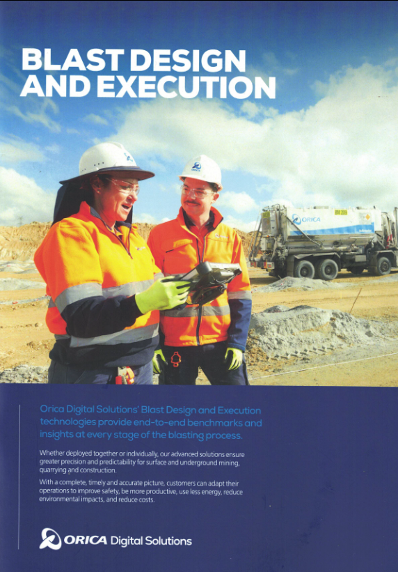Orica Digital Solutions Blast Design and Execution Brochure