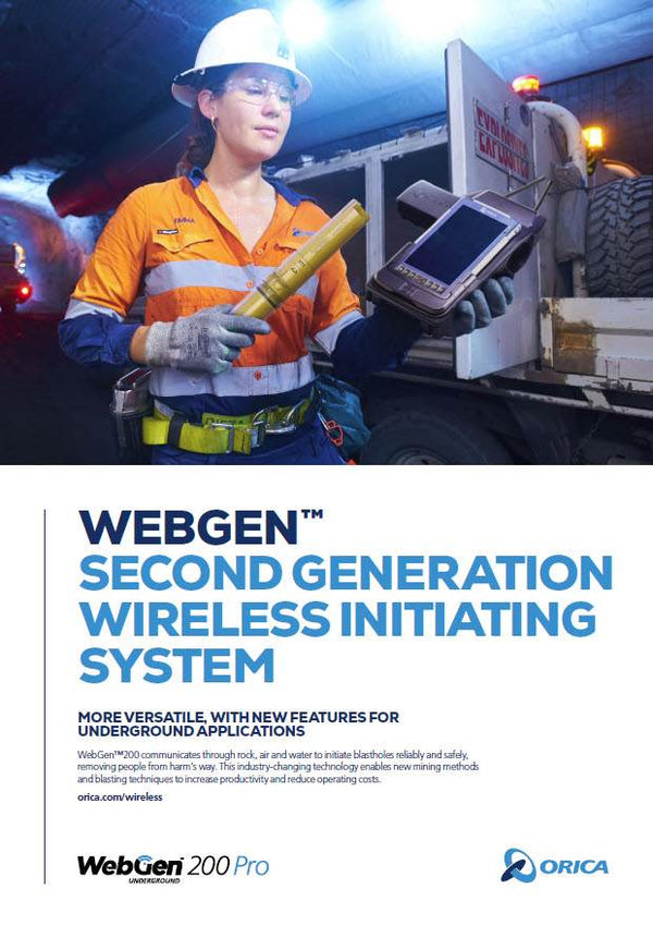 Webgen Components WebGen 200 Pro Second Generation Wireless Initiating System Brochure ...